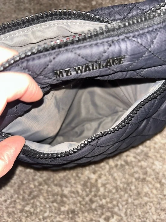 MZ Wallace- Quilted Black Crossbody Bag - Picture 5 of 6